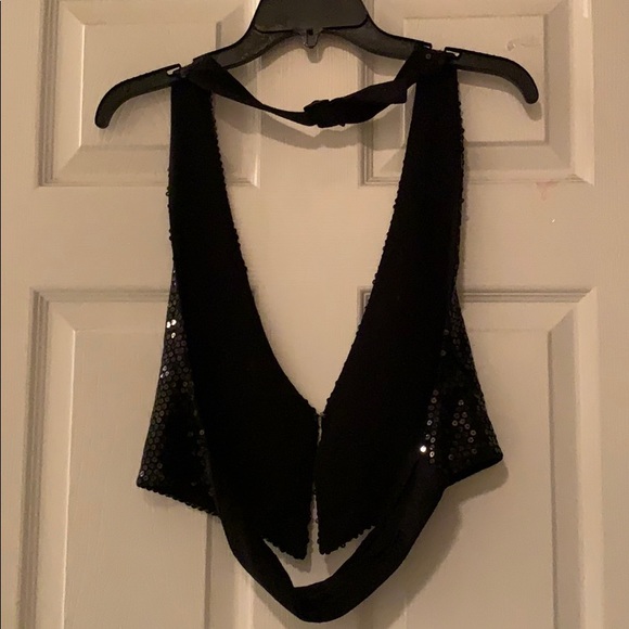 Black sequin vest - Picture 2 of 7